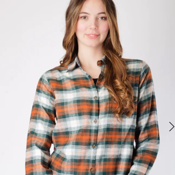 NWT DICKIES WOMENS LONG SLEEVE FLANNEL SHIRT. 100% SOFT AND COMFORTABLE COTTON - Picture 10 of 11